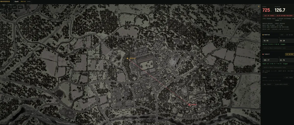WARDOGS Range & Bearing screenshot